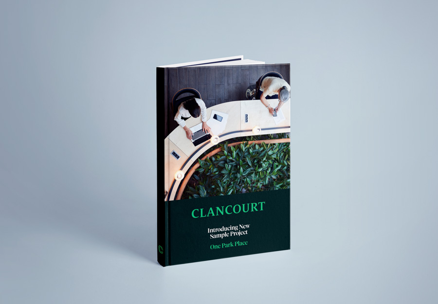 Clancourt brand refresh — website, signage, print and identity