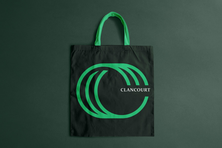 Clancourt brand refresh — website, signage, print and identity