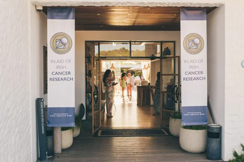 Golf Classic in aid of Cancer Research — identity, event graphics and merchandise at Quinta do Lago, Portugal