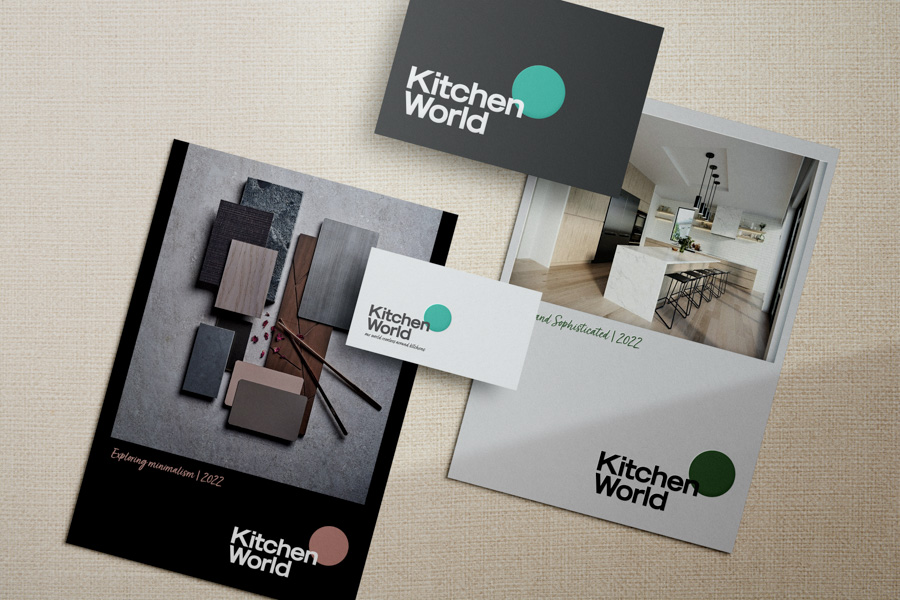 Kitchen World — branding, website, brochures and out-of-home campaign