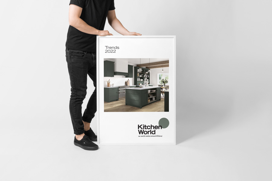 Kitchen World — branding, website, brochures and out-of-home campaign