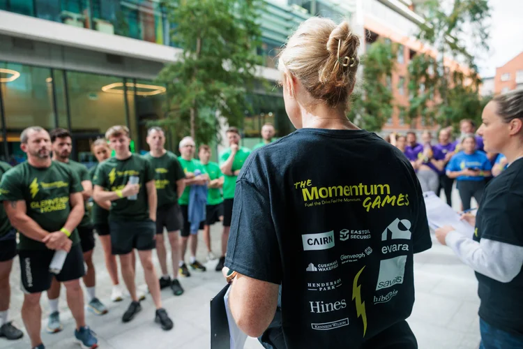 The Momentum Games — branding, website and event environment graphics
