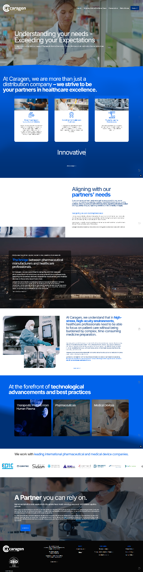 Caragen pharmaceutical distribution website